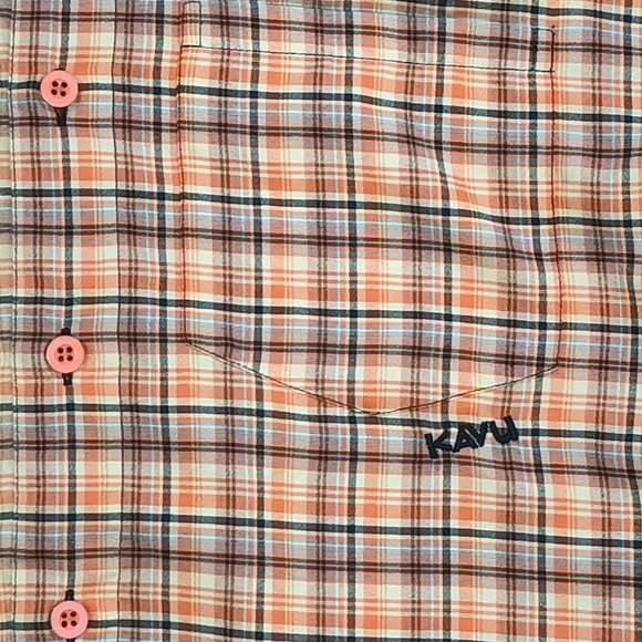 KAVU Button Down Shirt Size Small EUC - Picture 3 of 6